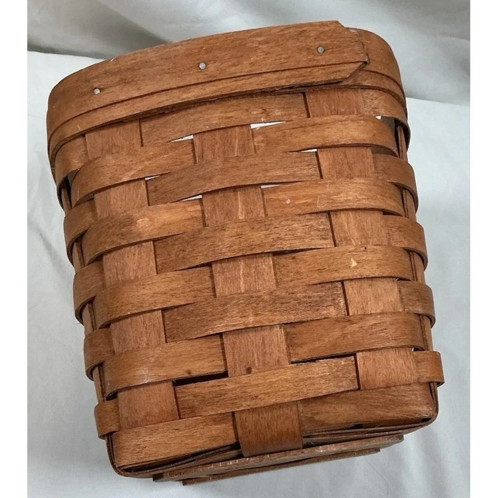 Workshops of Gerald E Henn Basket 1995 Workshops Warren Ohio Handwoven Wood 6